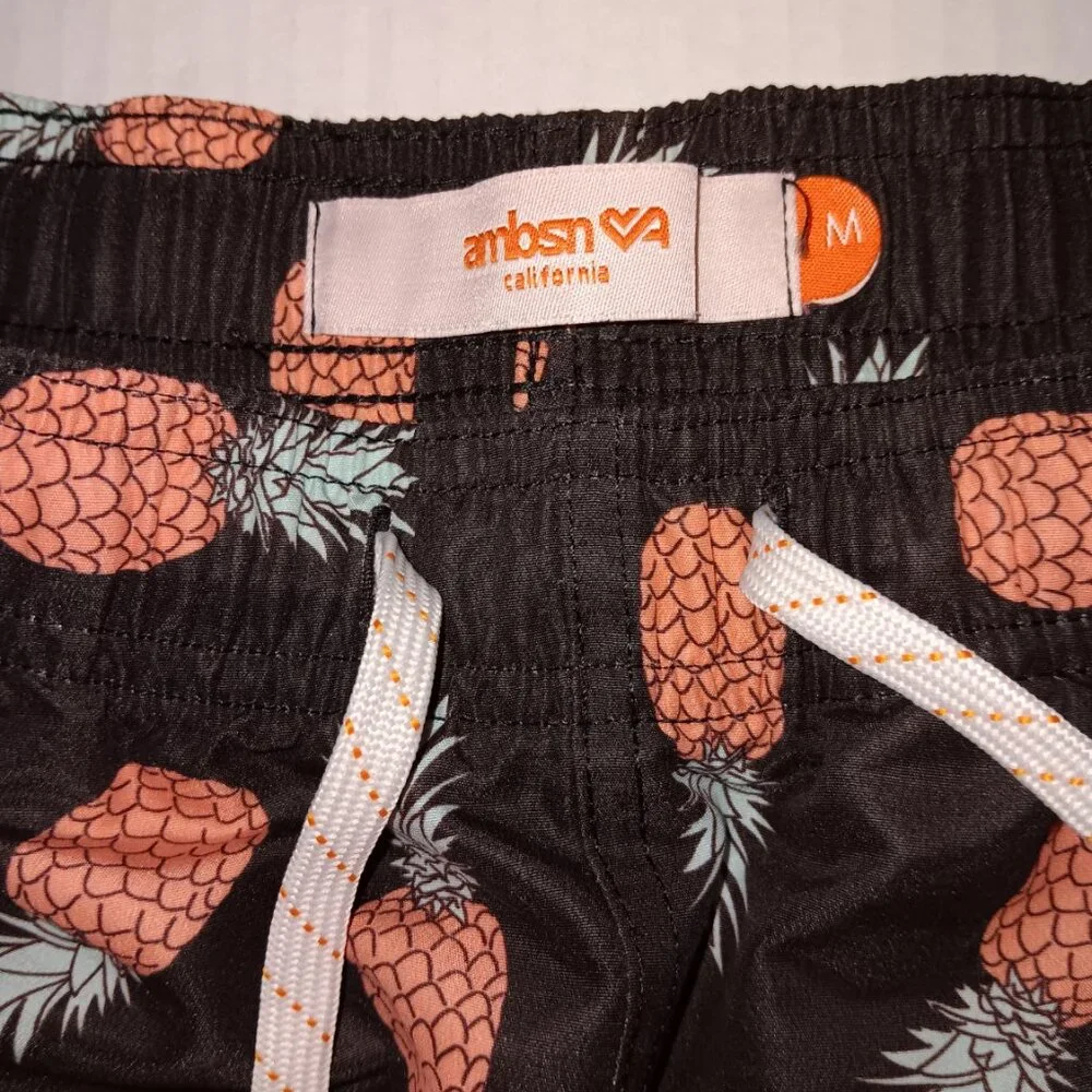 AMBSN CALIFORNIA PINEAPPLE SWIM SHORTS - Picture 9 of 13